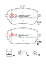 Sp Street Performance Brake Pads Mercedes-Benz A B Cla Gla Non Sport 2018-> Front DB15267SP - DBA