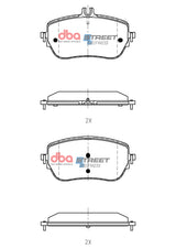 Ss Street Series Brake Pads Mercedes-Benz A B Cla Gla Non Sport 2018-> Front DB15267SS - DBA