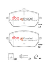 Xp Xtreme Performance Brake Pads Mercedes-Benz A B Cla Gla Non Sport 2018-> Front DB15267XP - DBA