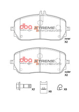 Xp Xtreme Performance Brake Pads Mercedes-Benz A B Cla Gla Sport Package 2018-> Front DB15268XP - DBA