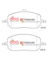 Xp Performance Brake Padsmercedes Benz C300 W206STD Braking System 2021-> Front DB15274XP - DBA | Universal Auto Spares