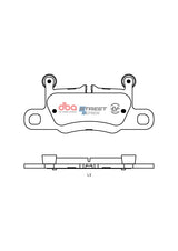 Ssev Street Series Brake Pads Porsche Cayenne Turbo 2018-> Rear DB15282SSEV - DBA | Universal Auto Spares