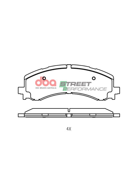 Sp Performance Brake PadsFord Bronco Ford Bronco Raptor 3.0L 2023 -> Front DB15285SP - DBA | Universal Auto Spares