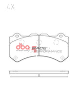 Race Brake Pads Nissan Gt-R (Brembo Narrow Shoulder Backing Plate) 2007-2014 Front DB15287RP - DBA