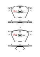 Sp Performance Brake PadsBmw X5 M50D Ate Caliper System 2009 2019 Front DB15290SP - DBA | Universal Auto Spares
