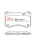 Sp Performance Brake Pads Range Rover Sport Iii 3.0L Diesel AJ20D6 Without Performan DB15291SP - DBA | Universal Auto Spares