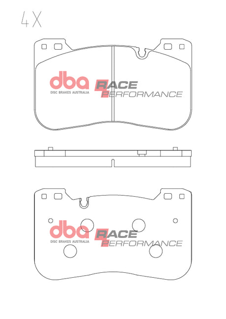 Race Brake Pads Bmw M3 Comp 2020 -> Front DB15302RP - DBA | Universal Auto Spares