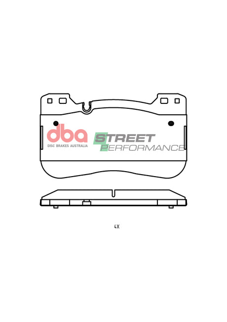 Sp Performance Brake Pads Bmw M3 Comp G80 2020-> Front DB15302SP - DBA | Universal Auto Spares
