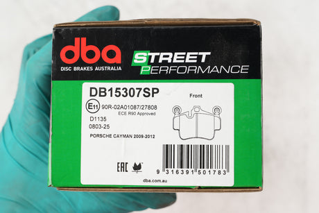 Sp Performance Brake PadsPorsche Cayman 987 195KW 2009-2012 Front DB15307SP - DBA | Universal Auto Spares