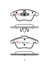 Sp Performance Brake PadsPeugeot 3008 115KW EP6CDT 1.6L 2009 2016 Front DB15308SP - DBA | Universal Auto Spares