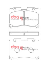 Race Brake Pads Toyota Supra 3.0 L Bi-Turbo (JZA80 JZA80R) 4 Pot Caliper 1993-2002 Front DB15310RP - DBA | Universal Auto Spares