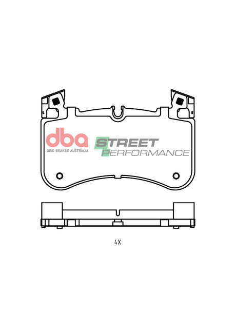 Sp Performance Brake PadsLand Rover Defender 19 Inchwheels 2019 Front DB15313SP - DBA | Universal Auto Spares