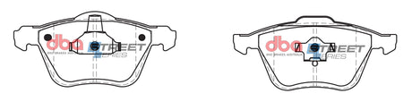 Ss Street Series Brake Pads Ford/Vw & Volvo 2003-2014 Front DB1658SS - DBA | Universal Auto Spares
