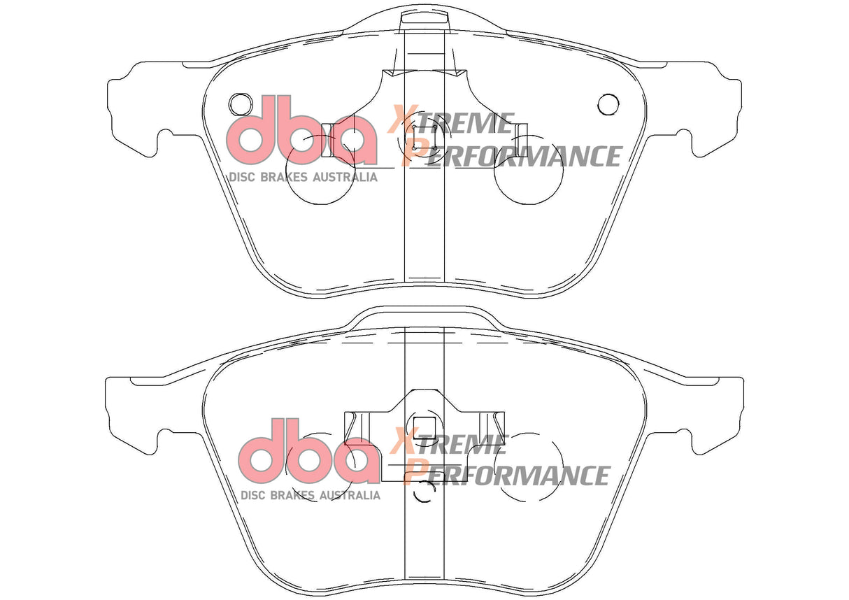 Xp Performance Brake Pads Ford Focus/Volkswagen/Volvo Front DB1658XP - DBA
