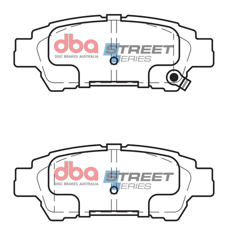 Ss Street Series Brake Pads Toyota 1999-2014 Rear DB1660SS - DBA | Universal Auto Spares