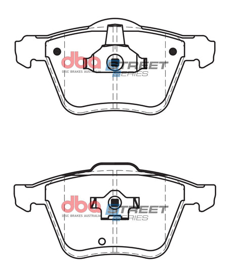 Ss Street Series Brake Pads Volvo XC90 2003-2014 Front DB1661SS - DBA | Universal Auto Spares