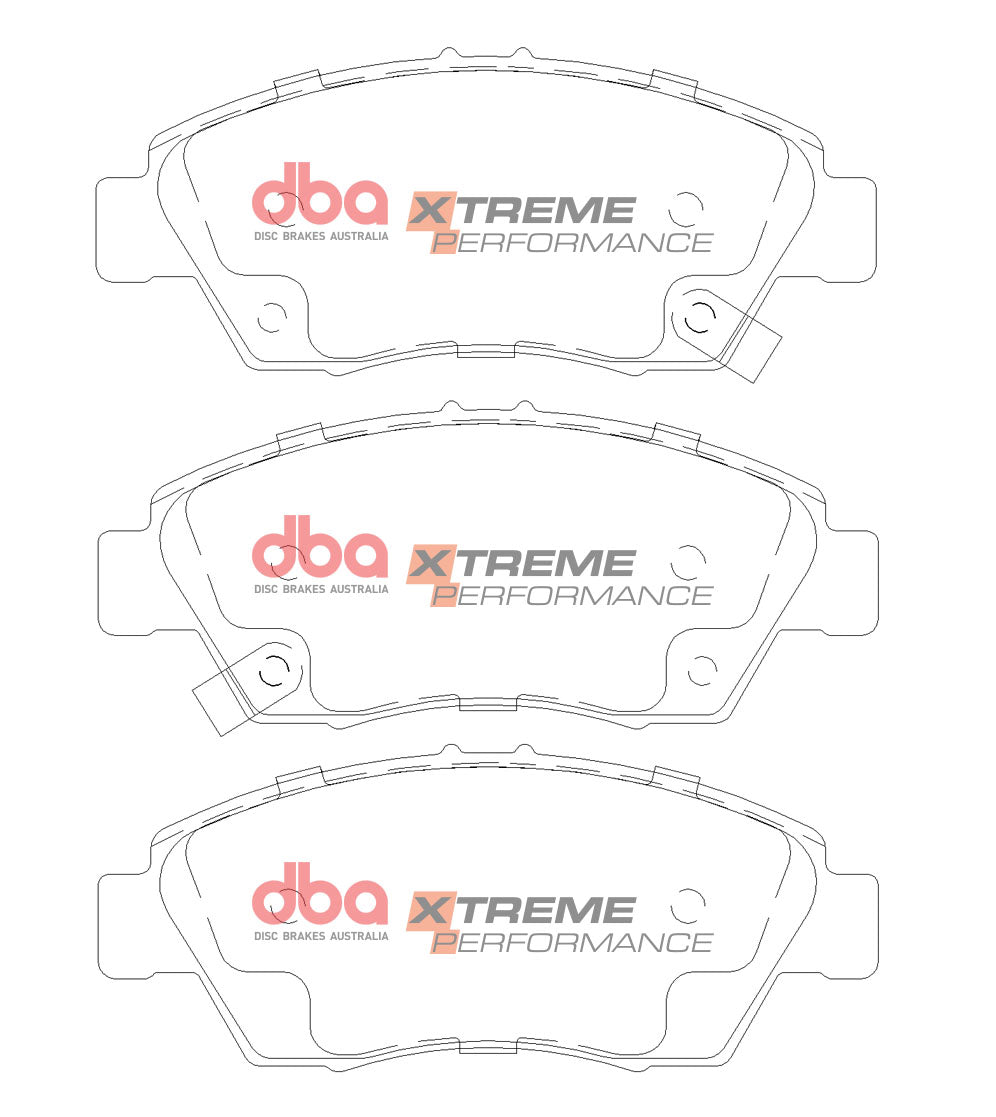 Xp Xtreme Performance Brake Pads Ford & Honda 1985 2012 Front DB1662XP - DBA