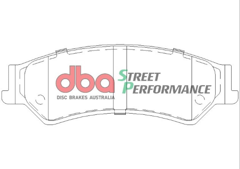 Sp Performance Brake Pads Ford Falcon Bf And Territory 2005-2014 Rear DB1675SP - DBA