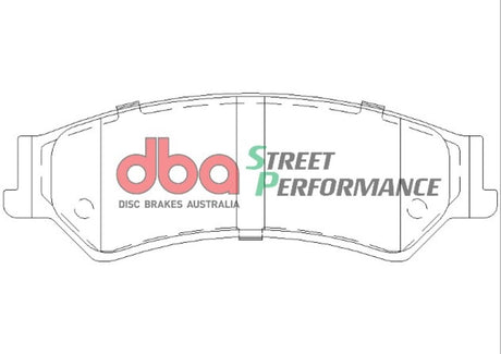 Sp Performance Brake Pads Ford Falcon Bf And Territory 2005-2014 Rear DB1675SP - DBA | Universal Auto Spares