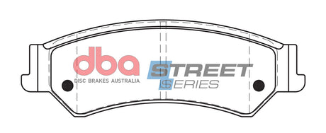 Ss Street Series Brake Pads Ford 2005-2014 Rear DB1675SS - DBA | Universal Auto Spares