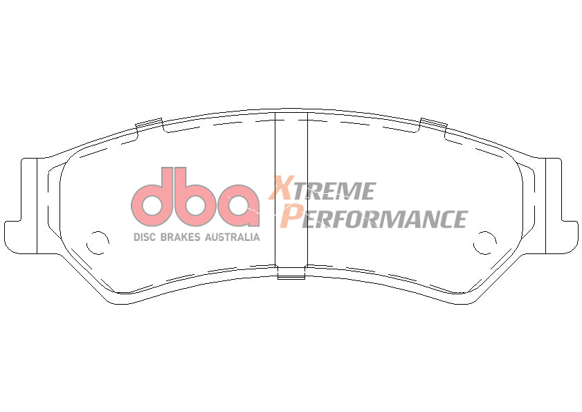 Xp Performance Brake Pads Ford Falcon Bf And Territory 2005-2014 Rear DB1675XP - DBA