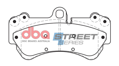 Ss Street Series Brake Pads Porsche & Volkswagen 2003-2010 Front(suits Wear Sensor DBAWS1114 DBAWS1117 DBAWS1118 ) DB1676SS - DBA | Universal Auto Spares