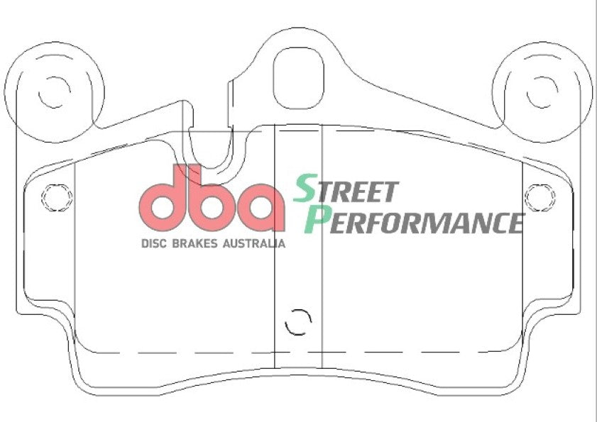 Sp Performance Brake Pads Audi/Porsche & Volkswagen 2003-2014 Rear DB1677SP - DBA