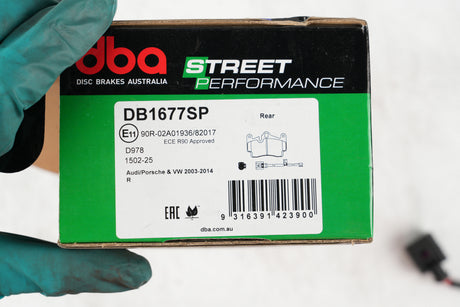 Sp Performance Brake Pads Audi/Porsche & Volkswagen 2003-2014 Rear DB1677SP - DBA | Universal Auto Spares