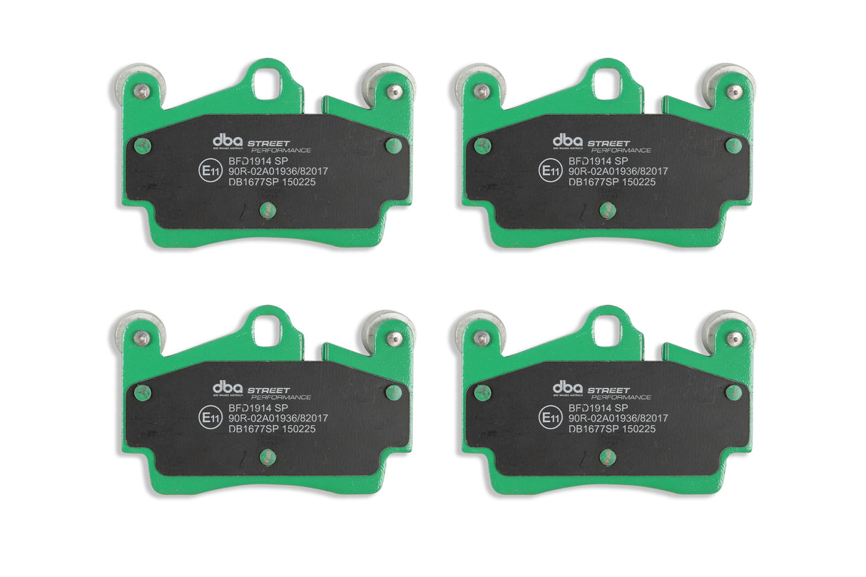 Sp Performance Brake Pads Audi/Porsche & Volkswagen 2003-2014 Rear DB1677SP - DBA