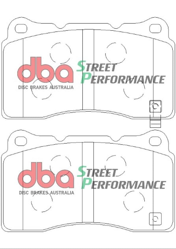 Sp Performance Brake Pads Holden/Mitsubishi/Subaru & Volvo 1998-2014 Front Brembo Caliper R90 Approved DB1678SP - DBA
