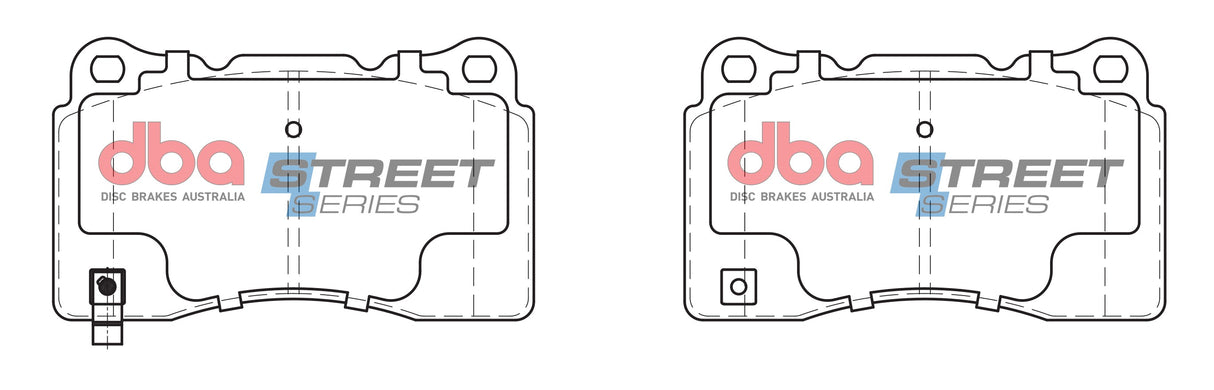 Ss Street Series Brake Pads Holden/Mitsubishi/Subaru & Volvo 1998-2014 Front Brembo Caliper DB1678SS - DBA