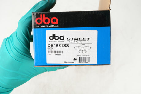 Ss Street Series Brake Pads Ford & Mazda 2002-2014 Front DB1681SS - DBA | Universal Auto Spares
