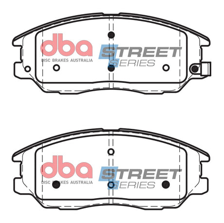 Ss Street Series Brake Pads Hyundai/Kia & Ssangyong 2004-2014 Front DB1684SS - DBA | Universal Auto Spares