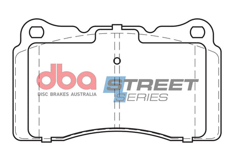 Ss Street Series Brake Pads Ford Holden Honda Mitsubishi Subaru Tesla Volvo- Front DB1695SS - DBA | Universal Auto Spares