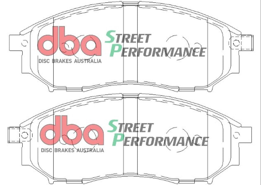 Sp Performance Brake Pads Nissan & Renault 1998-2014 Front DB1696SP - DBA
