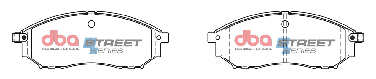 Ss Street Series Brake Pads Infinity/Nissan & Renault 1998-2014 Front DB1696SS - DBA