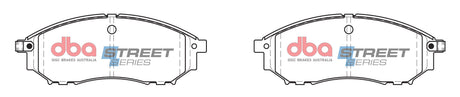 Ss Street Series Brake Pads Infinity/Nissan & Renault 1998-2014 Front DB1696SS - DBA | Universal Auto Spares