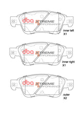 Xp Xtreme Performance Brake Pads Infinity/Nissan 1998-2014 Front DB1698XP - DBA
