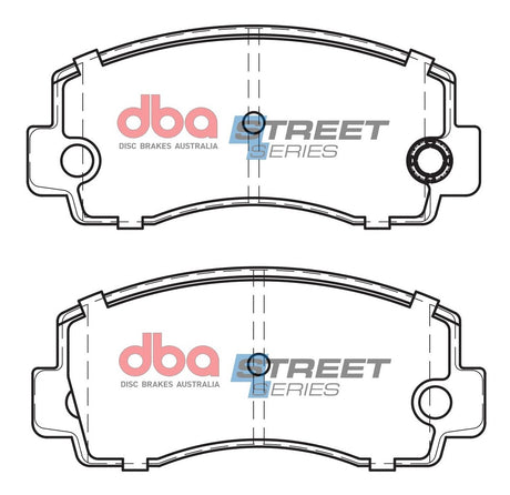 Ss Street Series Brake Pads Toyota Celica/Mitsubishi Pajero 1986 1989 Front DB170SS - DBA | Universal Auto Spares