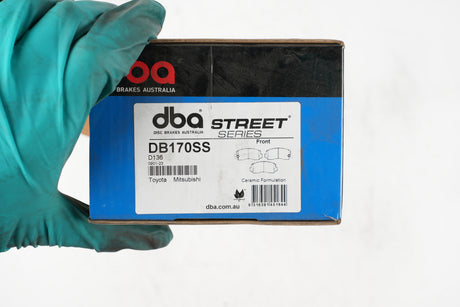 Ss Street Series Brake Pads Toyota Celica/Mitsubishi Pajero 1986 1989 Front DB170SS - DBA | Universal Auto Spares