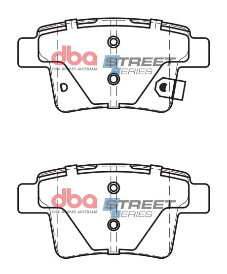Ss Street Series Brake Pads Ford/Mitsubishi & Proton 1992-2014 Rear DB1713SS - DBA | Universal Auto Spares