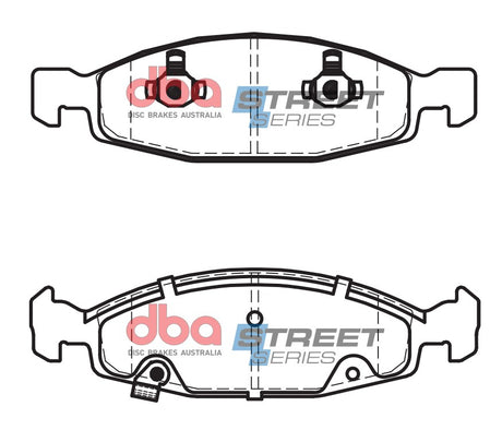 Ss Street Series Brake Pads Jeep Grand Cherokee Wj Ate Front 1999-2000 Front DB1715SS - DBA | Universal Auto Spares