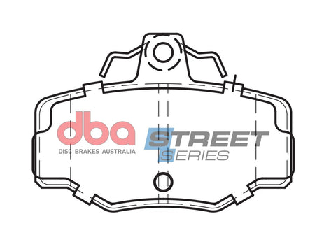 Ss Street Series Brake Pads Nissan Pulsar 2000-2006 Rear DB1718SS - DBA | Universal Auto Spares