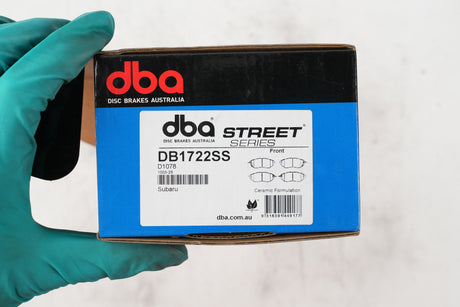 Ss Street Series Brake Pads Subaru 2004-2014 Front DB1722SS - DBA | Universal Auto Spares