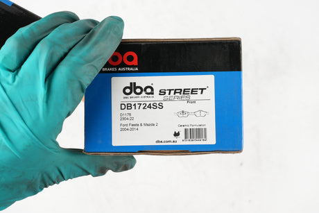 Ss Street Series Brake Pads Ford Fiesta & Mazda 2 2004-2014 Front DB1724SS - DBA | Universal Auto Spares