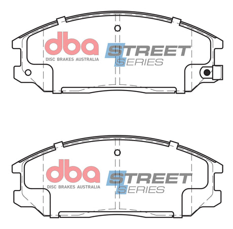 Ss Street Series Brake Pads Hyundai/Kia & Ssangyong 2000-2014 Front DB1745SS - DBA | Universal Auto Spares