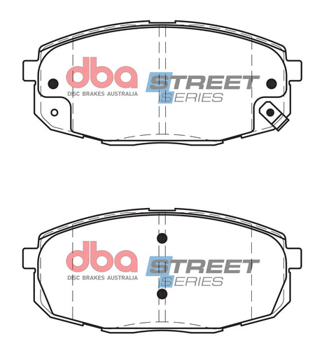 Ss Street Series Brake Pads Hyundai & Kia 2005-2014 Front DB1754SS - DBA | Universal Auto Spares