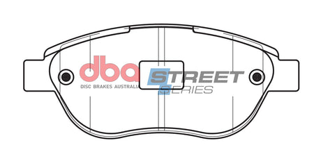 Ss Street Series Brake Pads Citroen & Peugeot 2000-2014 Front DB1758SS - DBA | Universal Auto Spares