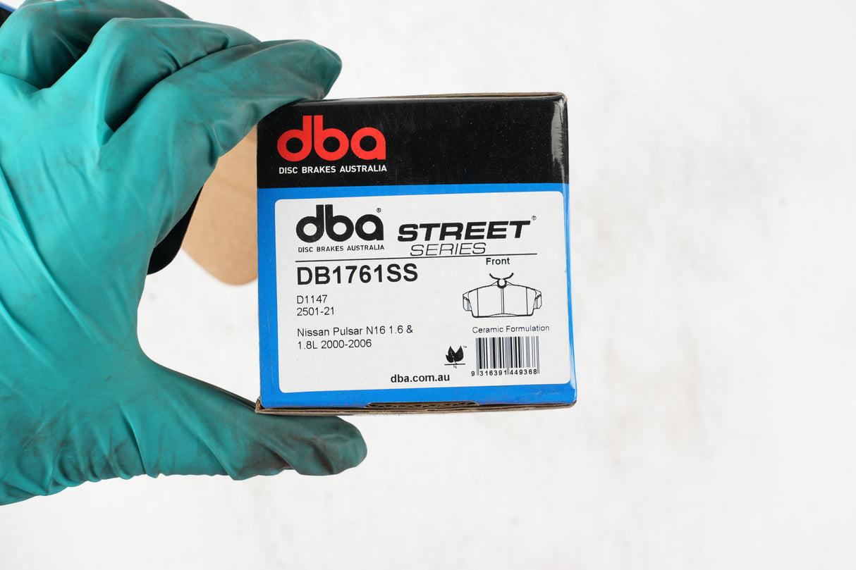 Ss Street Series Brake Pads Nissan Pulsar N16 1.6 & 1.8L 2000-2006 Front DB1761SS - DBA