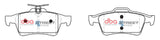 Ss Street Series Brake Pads Citroen/Ford/Holden/Mazda/Saab & Volvo 2004-14 Rear DB1763SS - DBA | Universal Auto Spares
